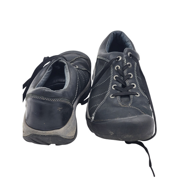 KEEN Shoes Hiking Women 10.5 Black Leather Comfort Durable Lace Up Sneakers 5322 - Picture 9 of 16